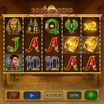 RollXO - Book of Dead Slot Game - Play'n GO